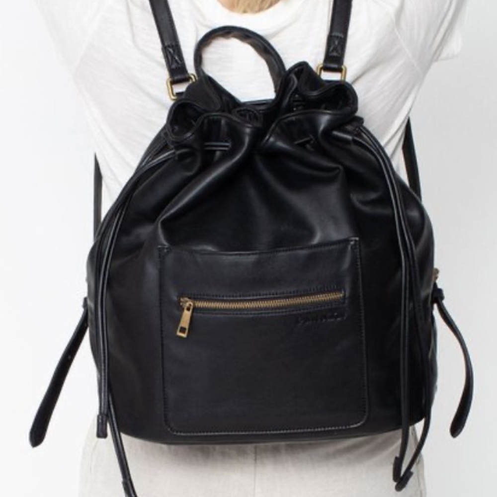 fawn design.drawstring bag - backpack